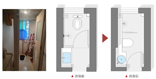 老破小爆改，3㎡衛(wèi)浴空間也能享受生活的小確幸！